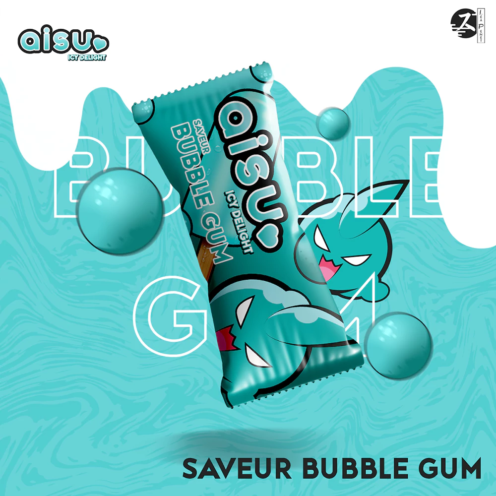 aisu logo - saveur bubble gum